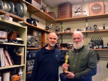 John Nelson visits Al Young in Al's Office